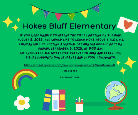 Contact Ms. Lowman for Information About Joining the Annual Title I Virtual Parent Meeting